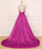 Simple A Line Spaghetti Straps V Neck Satin Backless Prom Dresses, Party STC15671