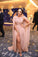 Sexy Chiffon Beads Round Neck Long Prom Dresses Cheap Dance Dress Formal Dresses STC15333