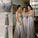 Lace Grey Long Chiffon Sexy Sweetheart Cap Sleeve A-Line Lace up Appliques Bridesmaid Dresses