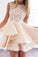 2022 Scoop Homecoming Dresses A Line Satin &