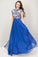 2022 Scoop Prom Dresses Chiffon A Line With Beading Cap Sleeves