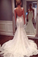2022 Spaghetti Straps Open Back Wedding Dresses Mermaid Lace