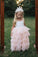 A Line Round Neck Tulle White Straps Flower Girl Dresses with Lace, Baby Dresses STC15021