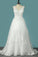 2022 Open Back V Neck Wedding Dresses A Line Tulle With