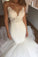 2022 Spaghetti Straps Wedding Dresses Mermaid Tulle With Applique