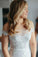 Sheath Off the Shoulder Court Train Ivory Tulle Wedding Dresses with Lace Appliques