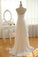 Simple A-line Bodice Floor Length Ruffles Chiffon Beach Wedding Dresses