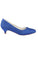 Charming Lace Royal Blue Custom Made Wedding Shoes
