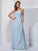 A-Line/Princess Straps Sleeveless Beading Long Chiffon Dresses TPP0003442