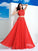 A-Line/Princess Scoop Lace Sleeveless Long Chiffon Two Piece Dresses TPP0003078