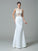 Sheath/Column Jewel Applique Sleeveless Long Satin Dresses TPP0002981