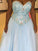 Ball Gown Sweetheart Sleeveless Beading Floor-Length Tulle Plus Size Dresses TPP0002970