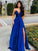 A-Line/Princess Floor-Length V-neck Sleeveless Chiffon Ruffles Dresses TPP0003950