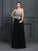 A-Line/Princess Sweetheart Applique Sleeveless Long Chiffon Dresses TPP0003876