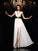 A-Line/Princess V-neck Lace Sleeveless Long Chiffon Dresses TPP0003666