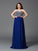 A-Line/Princess Sweetheart Rhinestone Sleeveless Long Chiffon Plus Size Dresses TPP0003685