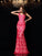 Sheath/Column V-neck Lace Sleeveless Long Elastic Woven Satin Dresses TPP0003045
