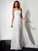 A-Line/Princess Strapless Sleeveless Pleats Ruffles Long Chiffon Dresses TPP0002960