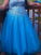 Ball Gown Sweetheart Sleeveless Beading Floor-Length Tulle Plus Size Dresses TPP0003496