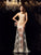 Trumpet/Mermaid Sweetheart Applique Sleeveless Long Taffeta Dresses TPP0003714