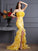 Trumpet/Mermaid Strapless Sleeveless Ruffles Long Tulle Dresses TPP0003509