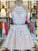 A-Line/Princess Applique Tulle Sleeveless Halter Short/Mini Homecoming Dresses TPP0003814