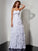 A-Line/Princess Sweetheart Sleeveless Beading Ruffles Long Chiffon Dresses TPP0003162