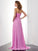 A-Line/Princess Sweetheart Sleeveless Ruched Long Chiffon Dresses TPP0004016