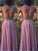 A-Line/Princess Sheer Neck Sleeveless Beading Floor-Length Chiffon Plus Size Dresses TPP0003378