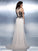 A-Line/Princess Bateau Applique Sleeveless Long Chiffon Dresses TPP0003017