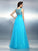 A-Line/Princess Bateau Beading Sleeveless Long Elastic Woven Satin Dresses TPP0003869