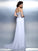 Trumpet/Mermaid Sweetheart Pleats Sleeveless Long Chiffon Dresses TPP0003176