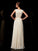 A-Line/Princess Jewel Sleeveless Beading Long Chiffon Dresses TPP0002911