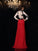 Sheath/Column High Neck Applique Sleeveless Long Chiffon Dresses TPP0003454