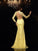Sheath/Column High Neck Lace Long Sleeves Long Satin Dresses TPP0002867