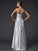 A-Line/Princess V-neck Sleeveless Beading Long Elastic Woven Satin Dresses TPP0003233