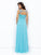 A-line/Princess Straps Sequin Sleeveless Long Chiffon Dresses TPP0002860