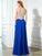 A-Line/Princess Scoop Sleeveless Floor-Length Crystal Chiffon Dresses TPP0003281