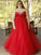 Ball Gown Sweetheart Sleeveless Beading Floor-Length Organza Plus Size Dresses TPP0003871