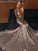 Trumpet/Mermaid Court Train V-neck Sleeveless Sequins Dresses TPP0003498