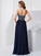 A-Line/Princess Strapless Beading Sleeveless Long Chiffon Dresses TPP0002874