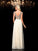 A-Line/Princess Sheer Neck Rhinestone Sleeveless Long Chiffon Dresses TPP0002931
