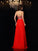 A-Line/Princess Sweetheart Beading Sleeveless Long Chiffon Dresses TPP0003965