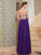 A-Line/Princess Sweetheart Crystal Sleeveless Floor-Length Chiffon Dresses TPP0003773