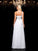 A-Line/Princess One-Shoulder Beading Sleeveless Long Organza Dresses TPP0003934
