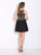 A-Line/Princess Jewel Beading Sleeveless Short Chiffon Dresses TPP0002942