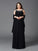 A-Line/Princess Scoop Rhinestone Sleeveless Long Chiffon Plus Size Dresses TPP0002963