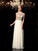 A-Line/Princess Sheer Neck Rhinestone Sleeveless Long Chiffon Dresses TPP0002931
