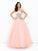 A-line/Princess Sweetheart Lace Sleeveless Long Net Dresses TPP0003304
