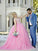Ball Gown Sleeveless Sweetheart Tulle Sweep/Brush Train Pearls Plus Size Dresses